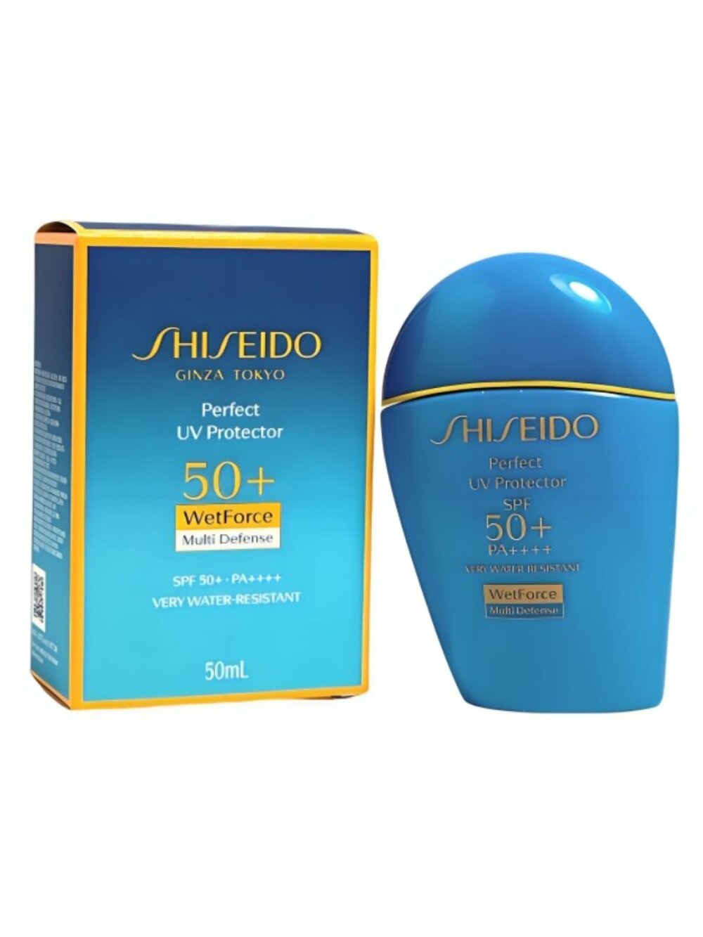 Shiseido The Perfect Protector SPF 50+ WetForce 50ml Multi-Defense Sunscreen NIB - Picture 4 of 5
